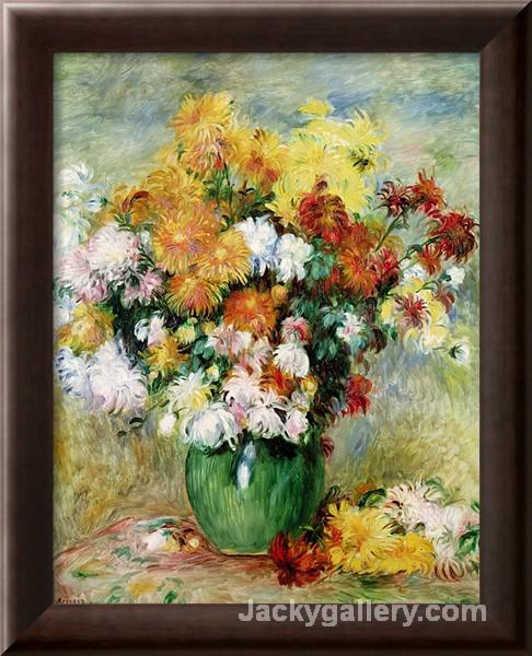 Bouquet of Chrysanthemums by Pierre Auguste Renoir paintings reproduction